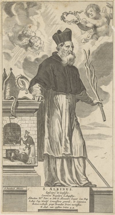H. Albinus van Angers
S. Albinus. Episcopus et Confessor (título sobre o objecto) de Theodor Matham