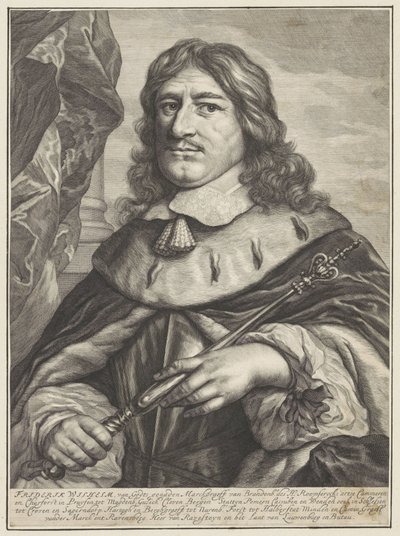 Retrato de Frederico Guilherme de Brandemburgo de Theodor Matham