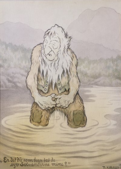 Quem levou meus sete patos prateados? de Theodor Kittelsen