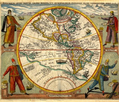 América sive novus orbis... de Theodor de Bry