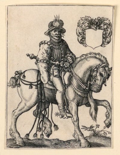 Nobre a Cavalo de Theodor de Bry