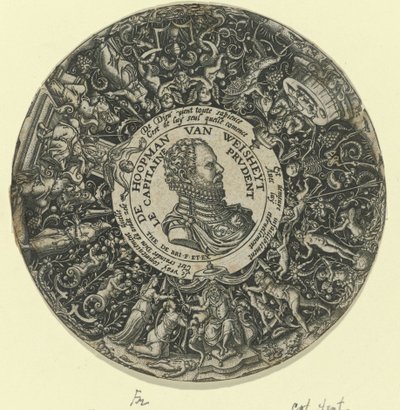 Retrato de Guilherme I, Príncipe de Orange De Hoopman van Weisheyt / Le Capitaine Prudent (título no objeto) de Theodor de Bry