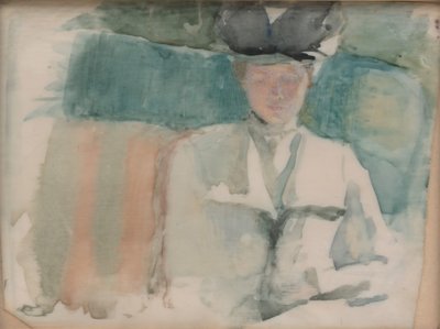 Retrato de uma senhora, c. 1898. de Theodora W. Thayer