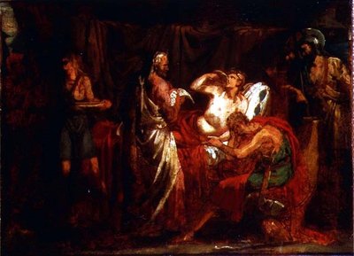 Alexander e seu médico Philippe de Theodore (attr. to) Gericault