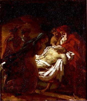 O Entombamento de Theodore (attr. to) Gericault