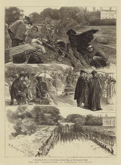 As celebrações de maio na Universidade de Cambridge de Theodore Blake Wirgman