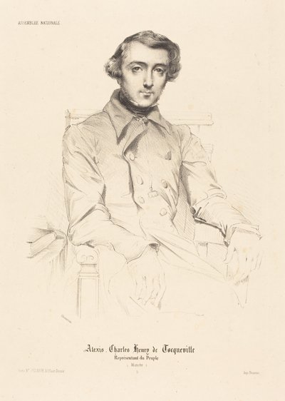 Alexis Charles Henry de Tocqueville de Théodore Chassériau