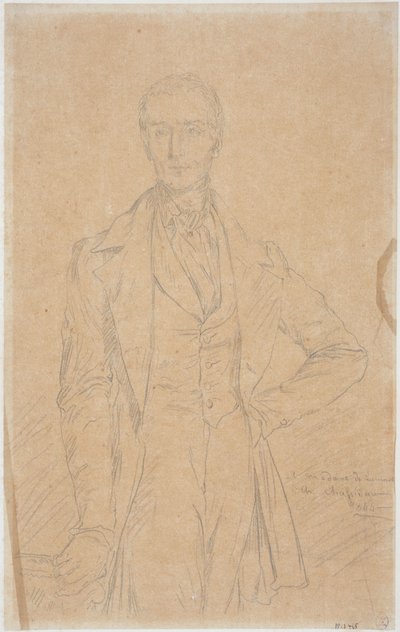 Alphonse de Lamartine de Théodore Chassériau