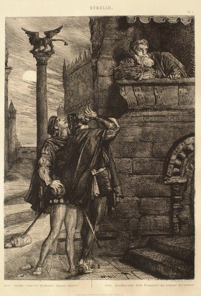 Suite Otelo: n.º 1 (ato I, cena 1) de Théodore Chassériau