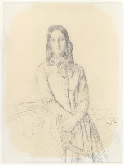 Retrato de Madame Gabrielle Marcotte de Quivières de Théodore Chassériau