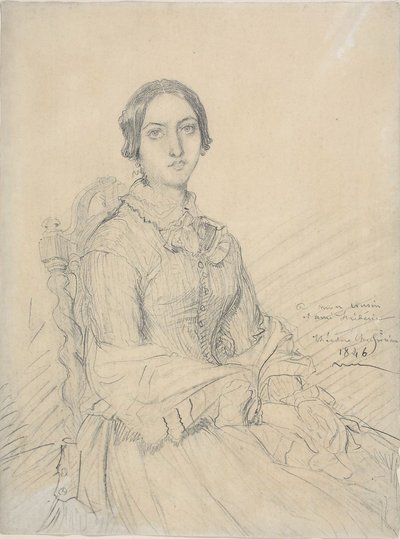 Retrato da Baronesa Chassériau de Théodore Chassériau