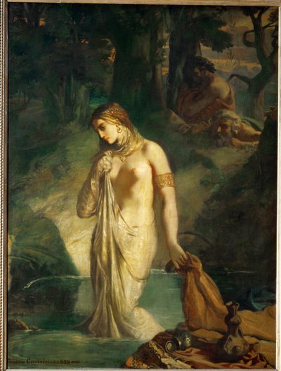 Suzanne au bain - Susanna no seu banho ... de Théodore Chassériau