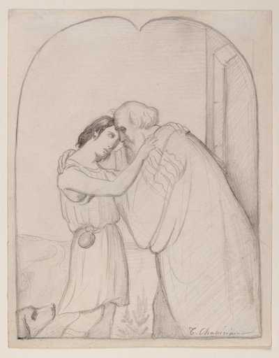 O regresso do filho pródigo de Théodore Chassériau