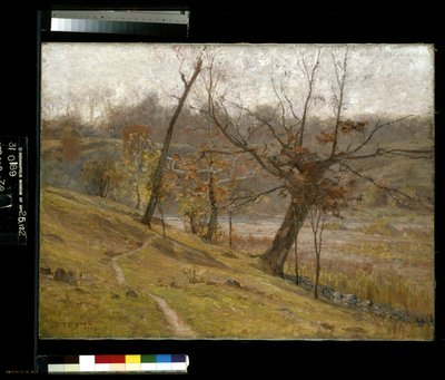 O Bloom Of The Grape (óleo sobre tela) de Theodore Clement Steele