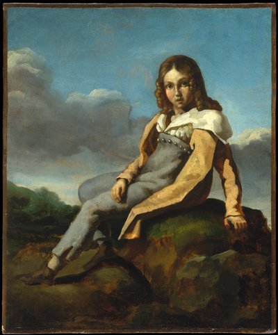 Alfred Dedreux (1810–1860) em infância de Theodore Gericault