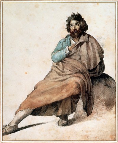 Um montagnard italiano de Theodore Gericault