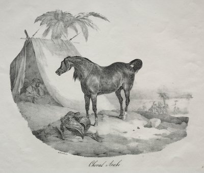 Cavalo Árabe de Theodore Gericault