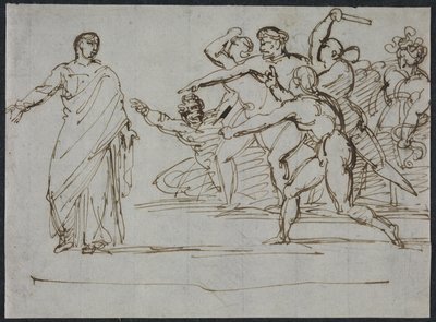 Assassinato de Tibério de Theodore Gericault