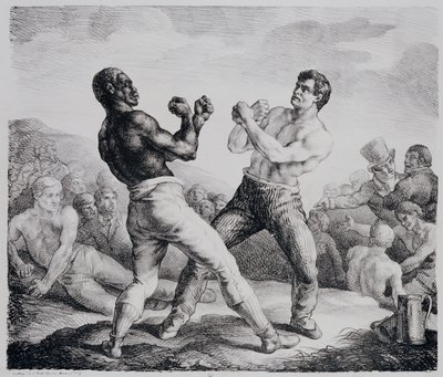 Pugilistas, 1818 de Theodore Gericault
