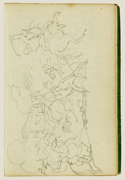 Batalha de cavalaria de Theodore Gericault
