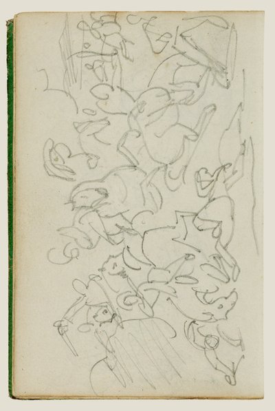 Batalha de cavalaria de Theodore Gericault