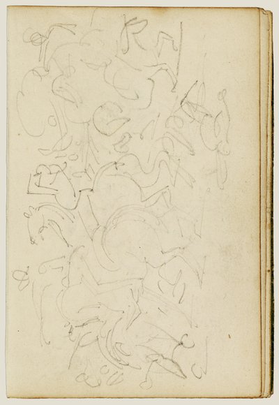 Escaramuça de cavalaria de Theodore Gericault