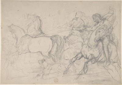 Condutor de carruagens e cavaleiro de Theodore Gericault