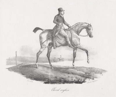 Cavalo inglês (An English Horse) de Theodore Gericault