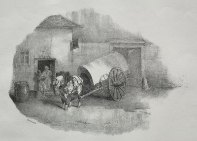 Cavalo de carroça retirado dos lodos de Theodore Gericault