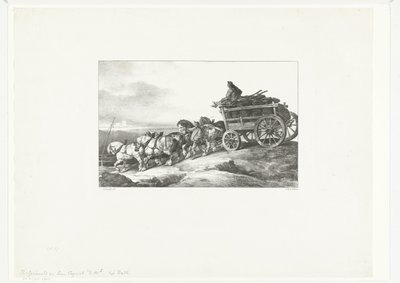 O vagão de carvão de Theodore Gericault