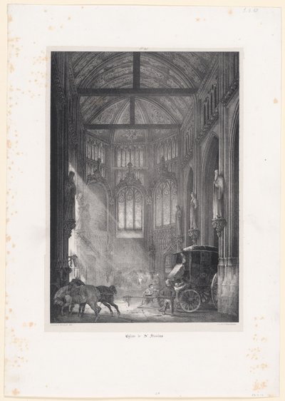 Igreja de São Nicolau de Rouen (Igreja de São Nicolau, Rouen) de Theodore Gericault
