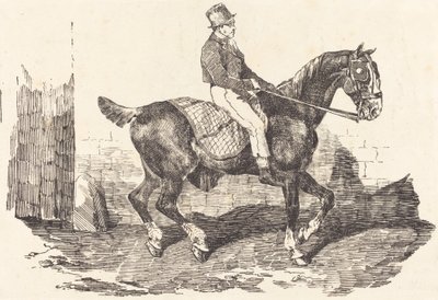Noivo montado em uma carruagem-cavalo de Theodore Gericault