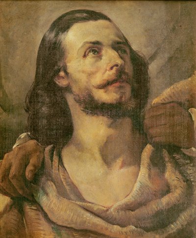 Cabeça de um homem de Theodore Gericault