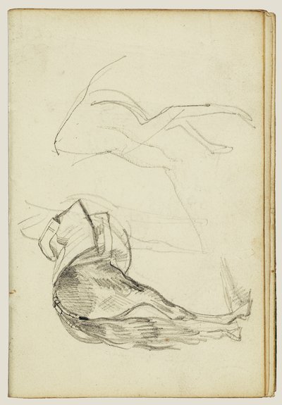 Estudos sobre cavalos de Theodore Gericault