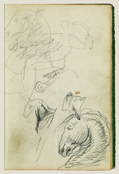 Estudos sobre cavalos de Theodore Gericault