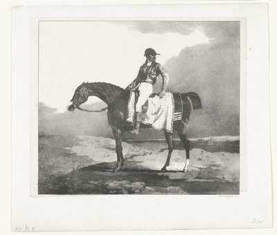 Jóquei num cavalo puro-sangue inglês de Theodore Gericault