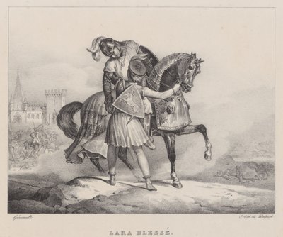 Lara ferida (Lara Wounded) de Theodore Gericault