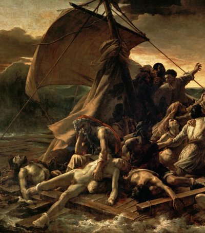 Le Radeau de la Meduse - A jangada da "Medusa" ... de Theodore Gericault