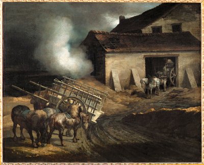Le four a platre. O forno de gesso ... de Theodore Gericault