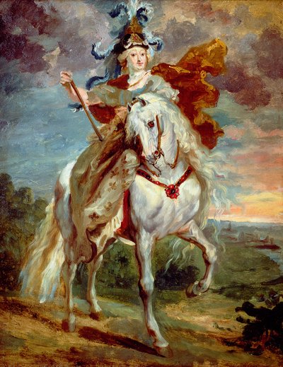 Marie de Medicis em Pont-de-Ce de Theodore Gericault