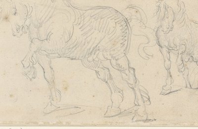 Estudos sobre cavalos de Theodore Gericault