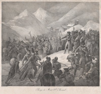 Passagem pelo Monte São Bernardo de Theodore Gericault