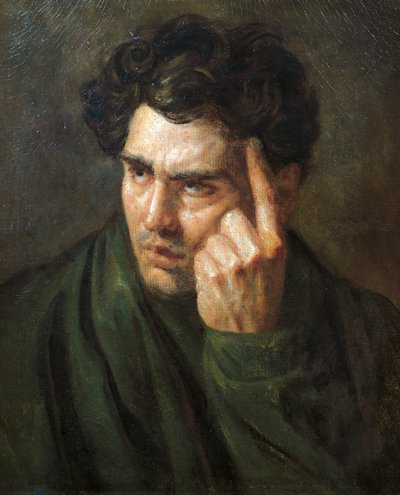 Retrato de Lord Byron, de Jean-Louis Theodore Gericault (1791-1824) de Theodore Gericault