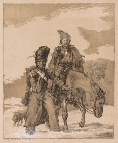 Retorno da Rússia de Theodore Gericault