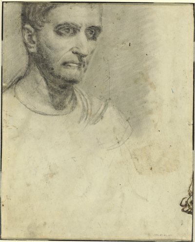 Estudo de um Homem [verso] de Theodore Gericault