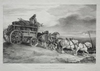 O Vagão de Carvão de Theodore Gericault