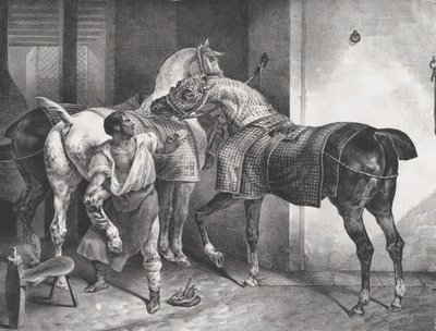 O ferreiro inglês, 1822. de Theodore Gericault