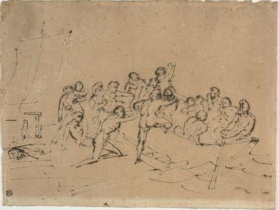 O Resgate dos Sobreviventes da Jangada da Medusa de Theodore Gericault