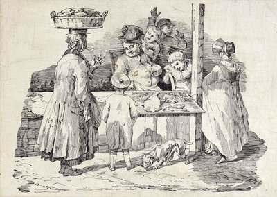 O vendedor de peixes adormecidos, de Theodore Gericault
