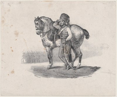 A Trombeta dos Hussardos de Theodore Gericault